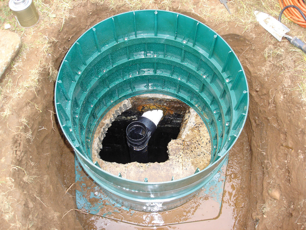 Retrofit Parts Extend the Useful Life of Septic Tank