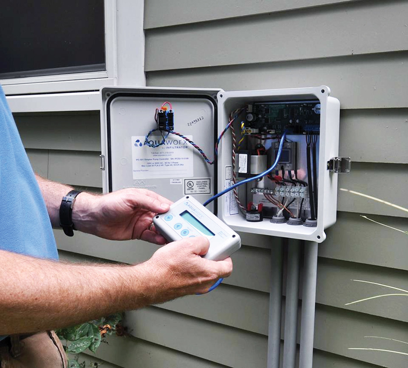 Aquaworx by infiltrator ipc panel with tapper