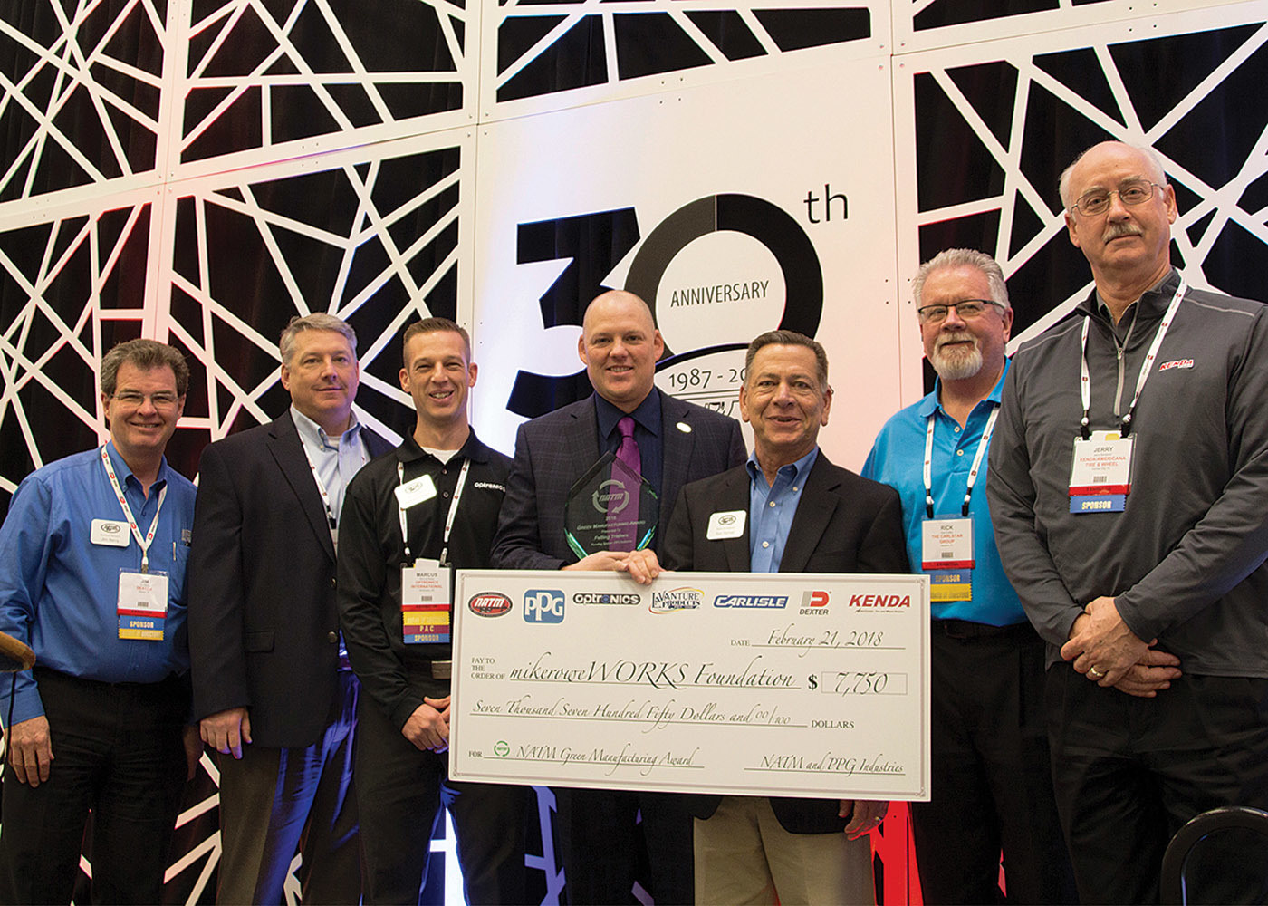 Felling Trailers named 2018 Green Manufacturing Award recipient