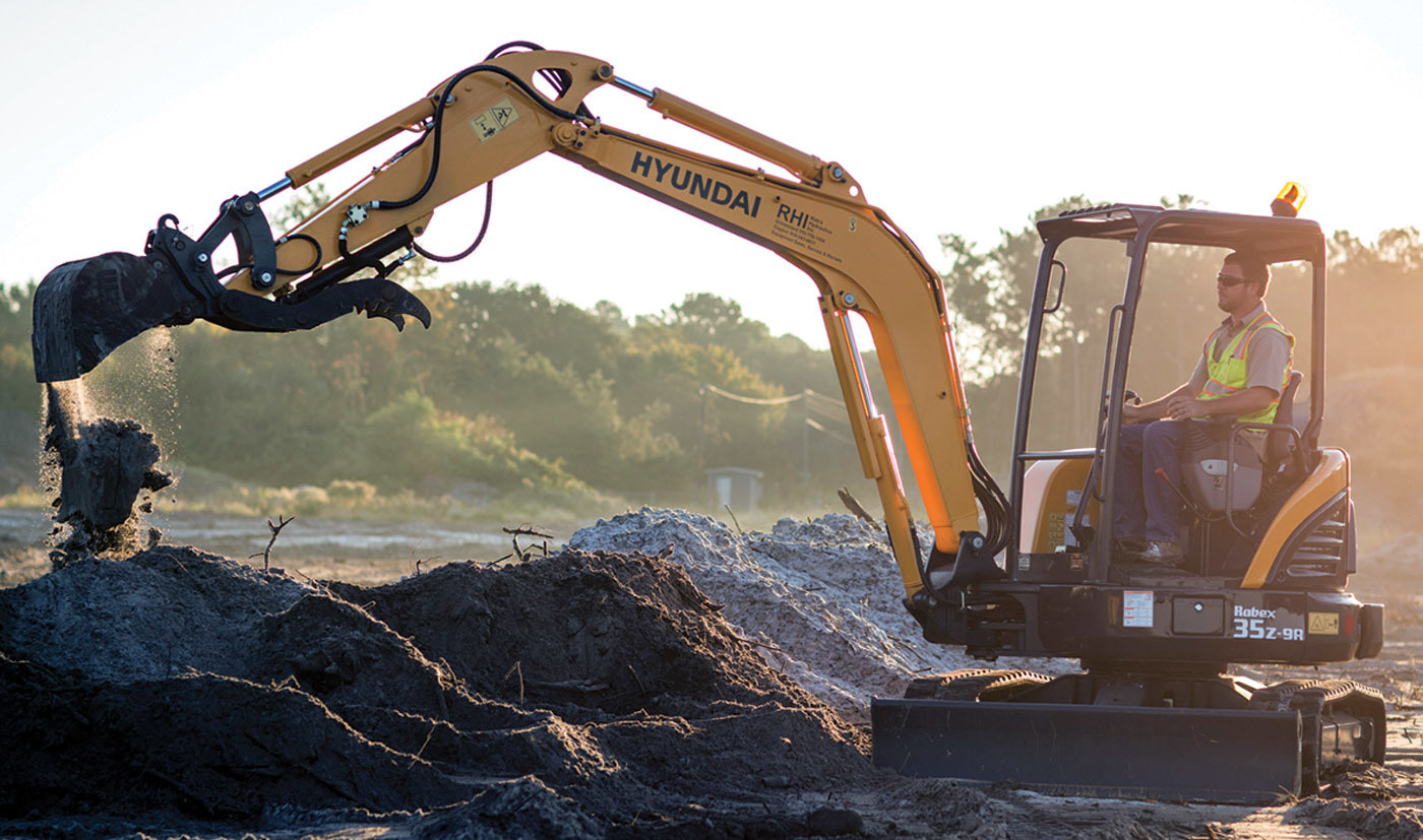 Excavation Equipment - Hyundai Construction Equipment Americas R35Z-9AK
