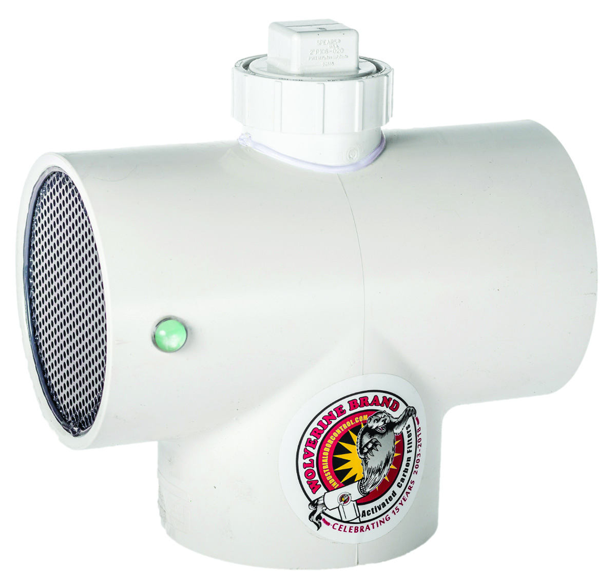 Industrial odor control hd heavy duty activated carbon septic vent odor filter