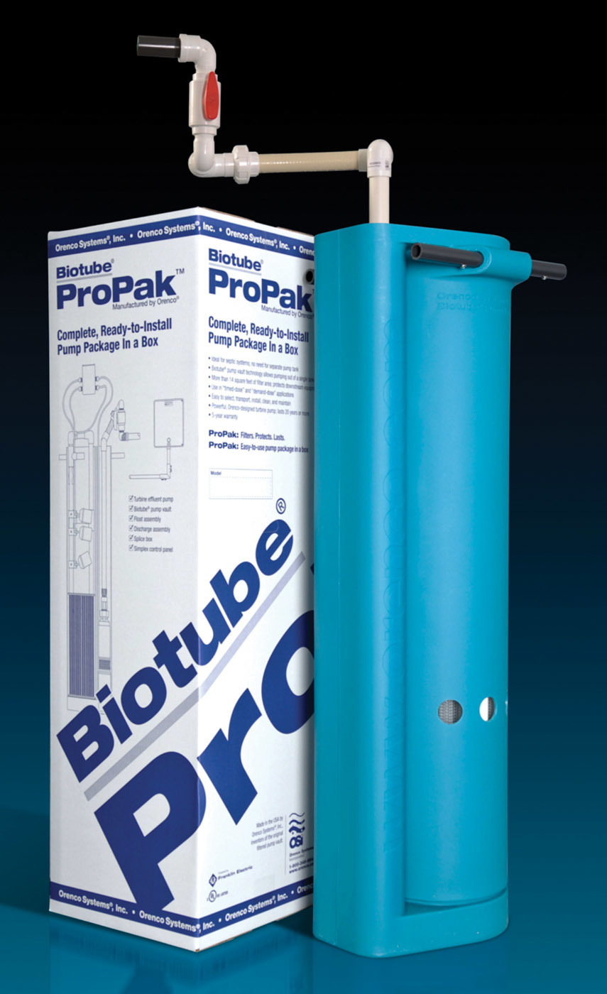 Pumps - Orenco Systems Biotube  ProPak Pump Package
