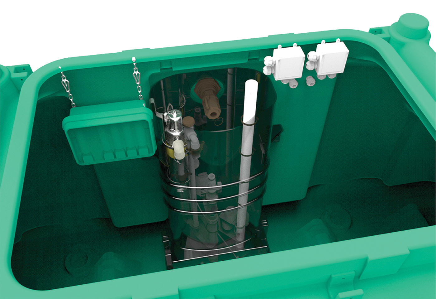 Disinfection - Premier Tech Aqua Ecoflo Coco Filter UV option