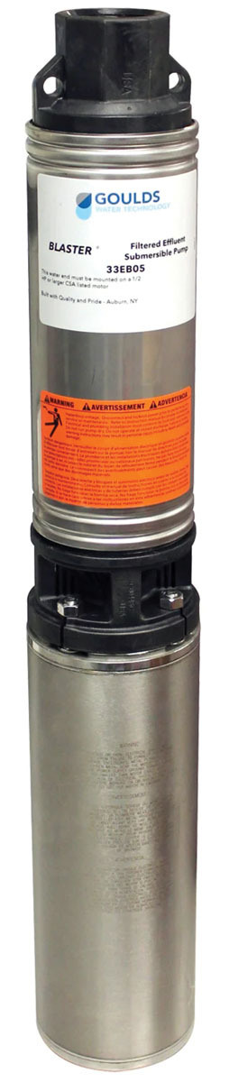 Product spotlight goulds blaster filtered effluent pump