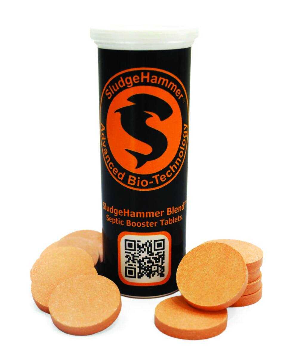 Product spotlight sludgehammer septic booster tablet
