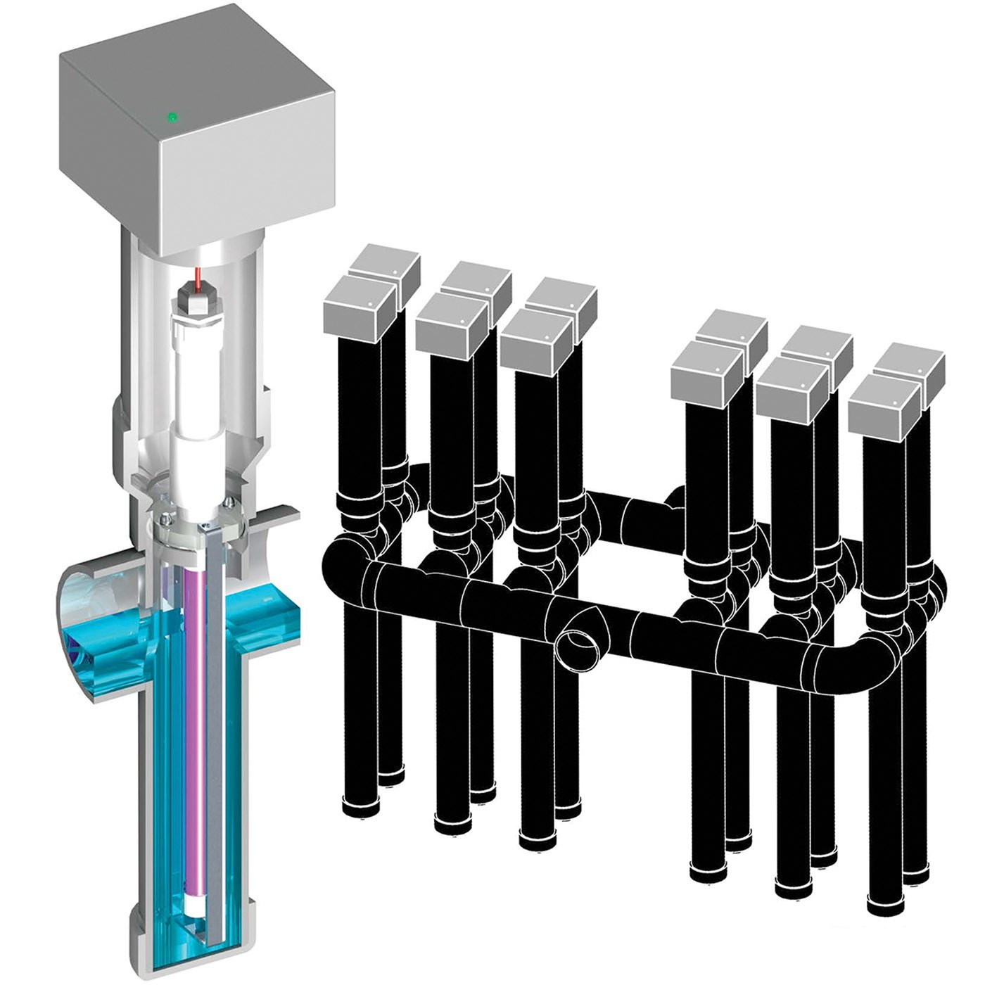 UV Disinfection Equipment - SALCOR 3G UV Wastewater Disinfection Unit