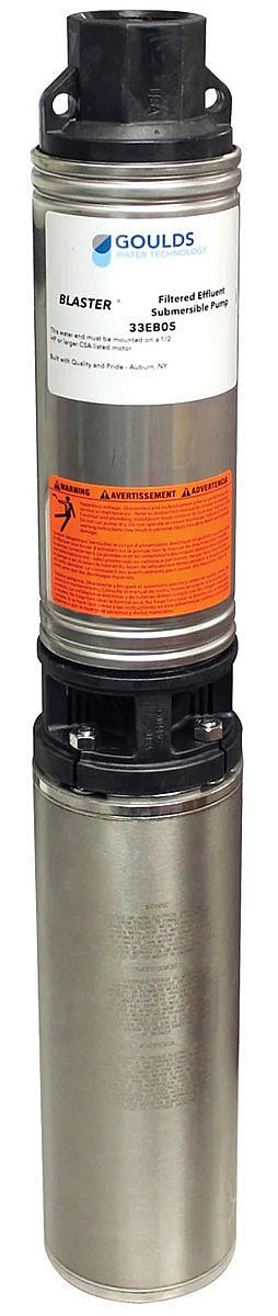 Product spotlight goulds blaster filtered effluent pump