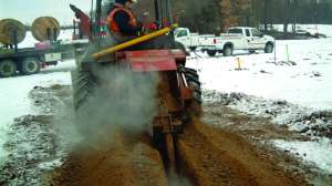 Ditch Witch Frozen Ground Trenching