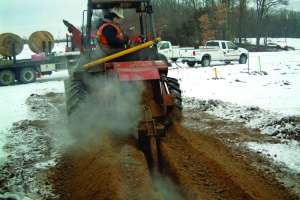 Ditch Witch Frozen Ground Trenching
