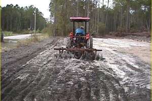 Mixing Sand In With Underlying Soil