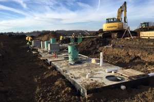 Multiple Tanks In Series On A Commercial Site