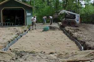 Sand filter installation