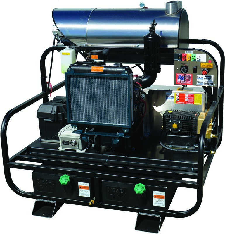 Water Cannon hot-water pressure washer